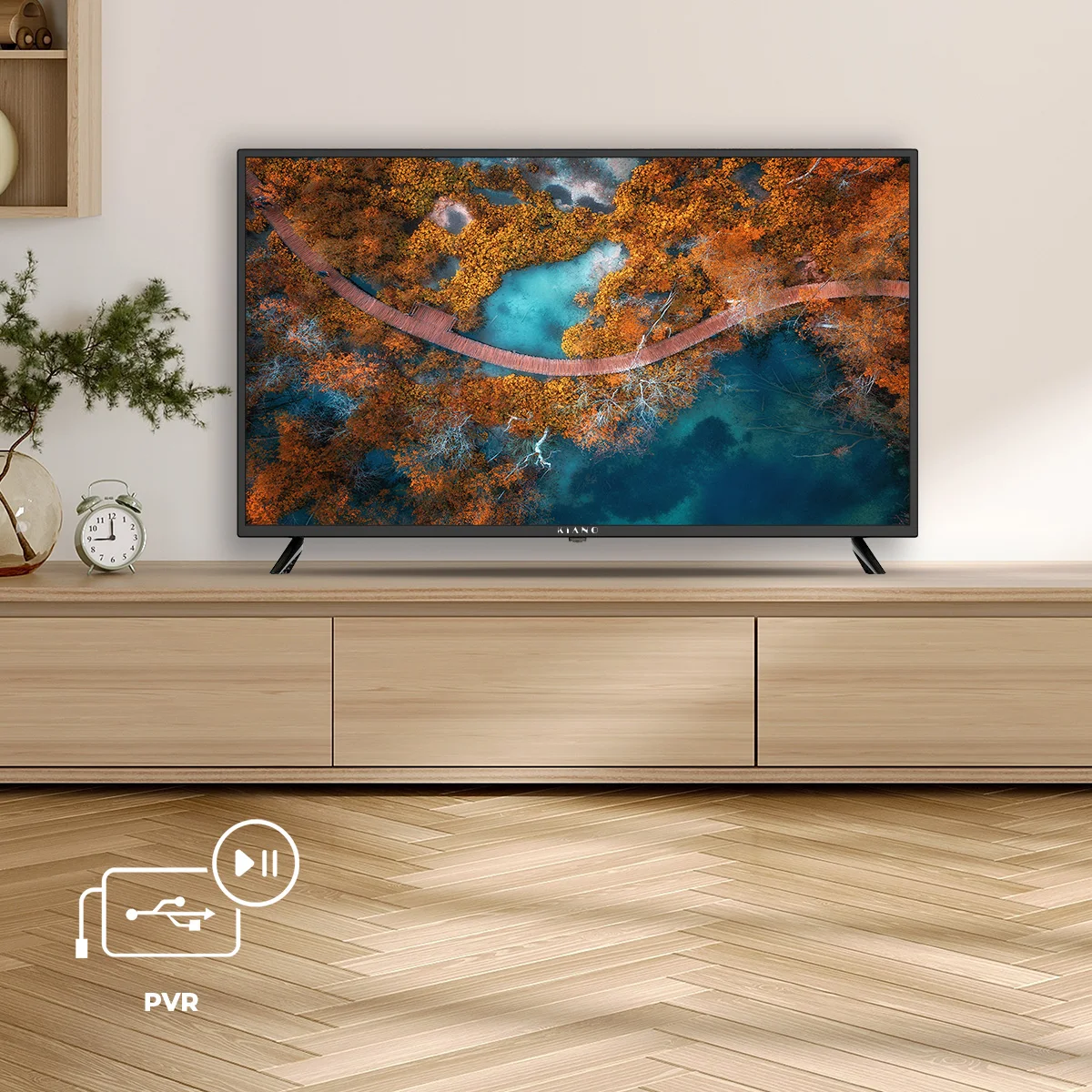 Telewizor Kiano Slim TV 40 LED Full HD 1080p Matrix TV Z Polski Za 