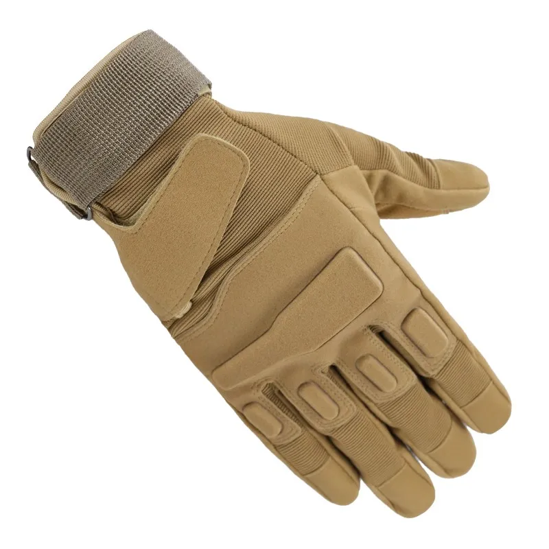 Outdoor Tactical Full Finger Bicycle Antiskid Cycling Gloves Men Women Paintball Shooting Airsoft Combat Protection Glove 5