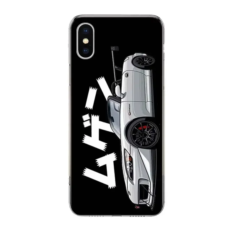 JDM Tokyo Drift Sports Car Phone Case - Stylish Silicon Soft Cover