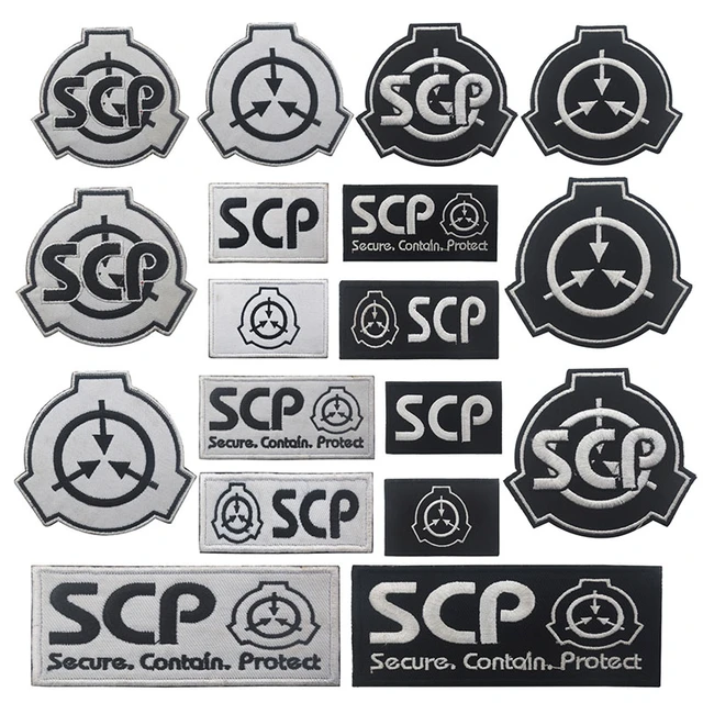 SCP Circle Logo Die Cut Decal Sticker With or Without Words 