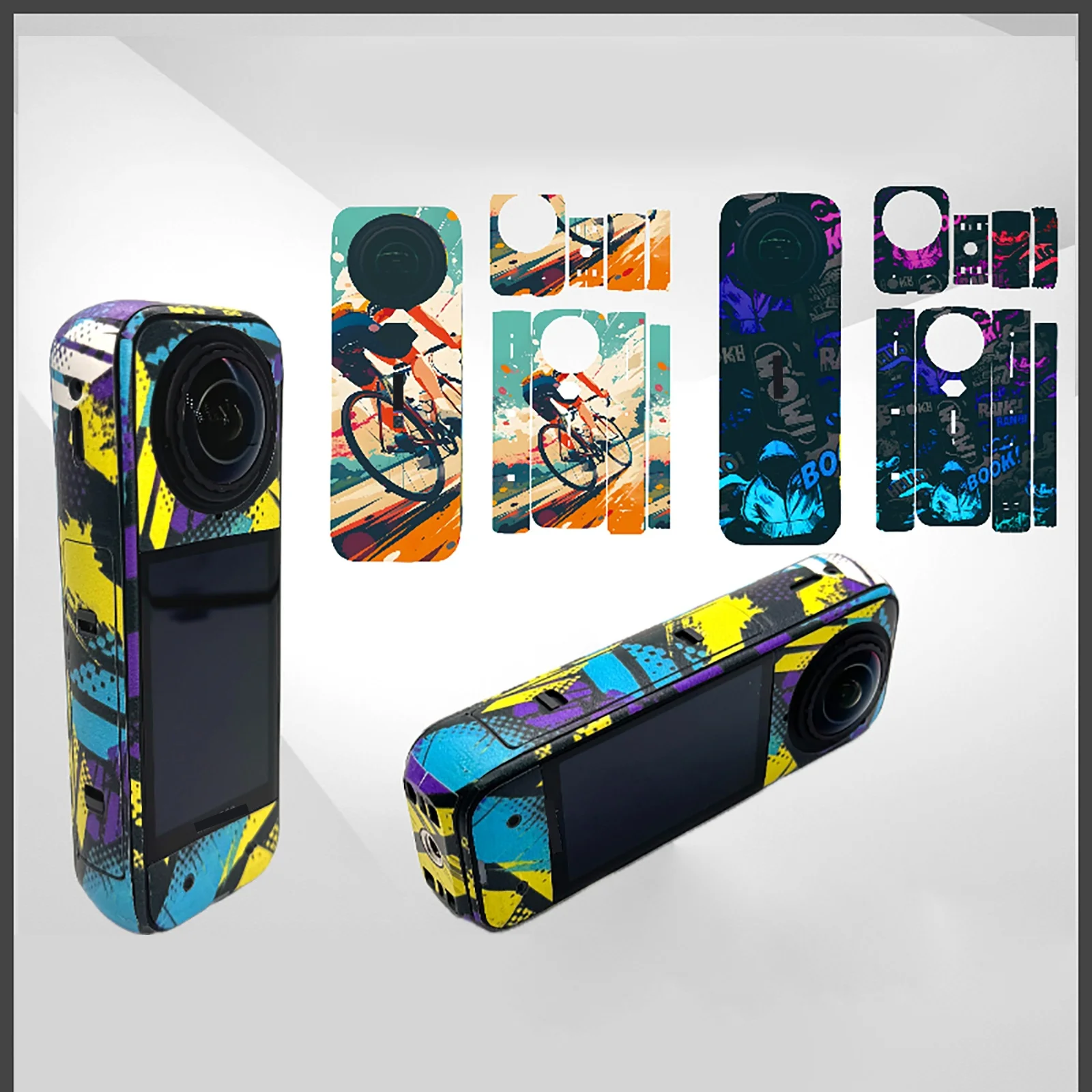 Insta360 X5 스포츠 카메라 보호 스티커 전체 패키지 보호 스티커 맞춤형 필름 바디 스킨 프로텍터