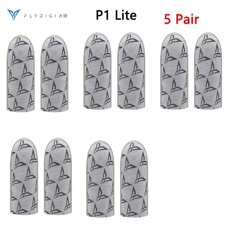 Flydigi غطاء إصبع الألعاب الفضي P1 LITE مقاوم للعر...