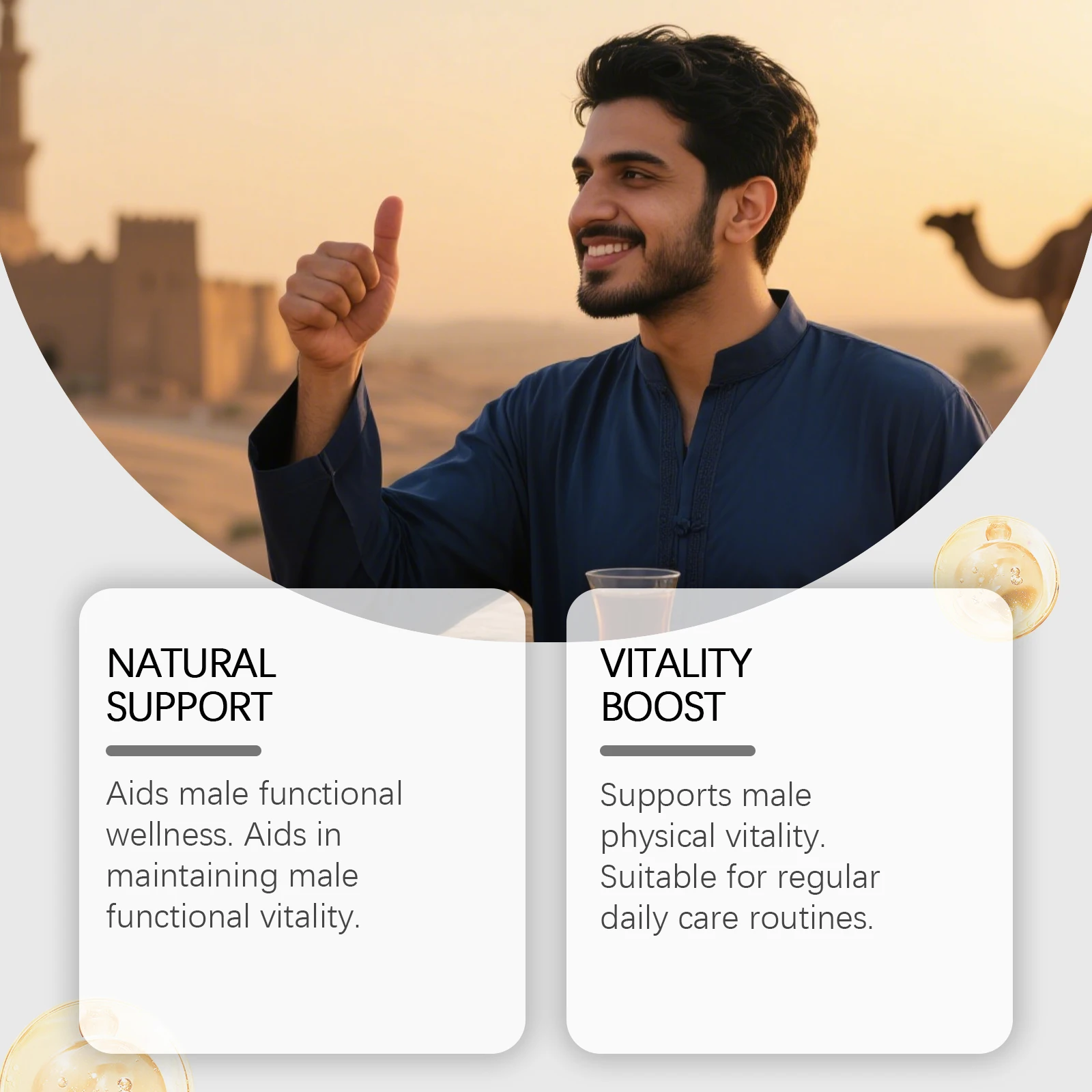 Men's Daily Skin Care Patch - All-in-One Gentle & Mild Formula, External Use for Full Body,Nourishes & Sustains Comfortable Skin