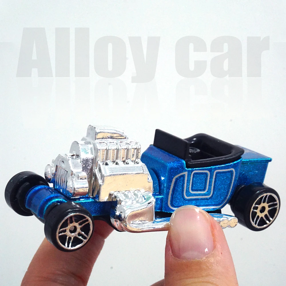1:64 City Alloy Sports Car Vintage Bridge Mini Racing Collection Slide Vehicle Toy Diecast Model Boy Kids Toys Car Birthday Gift