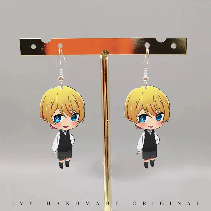 Anime-Inspired Acrylic Dangle Earrings - Custom Cartoon Jewelry Gifts