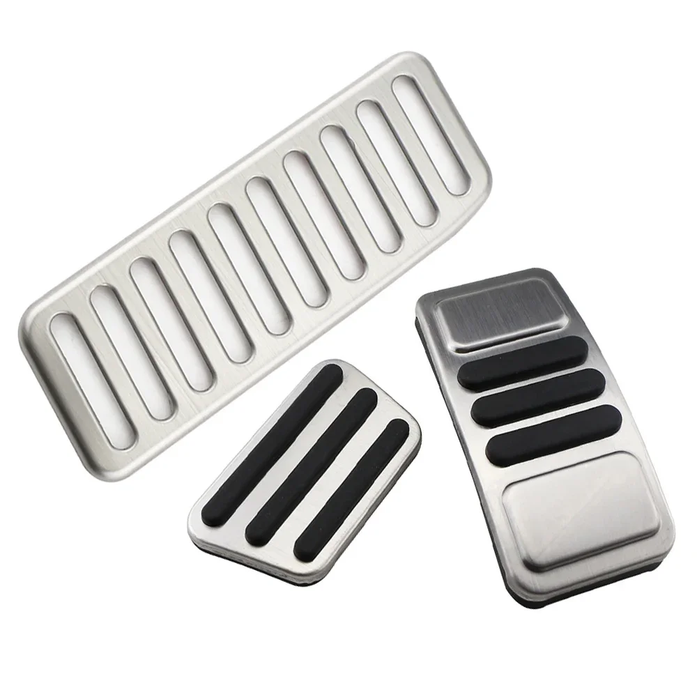 Car Pedals stainless steel pedal cover car accessories For Ford Mustang 2015-Gas Brake Rest Pedal Pad Cover