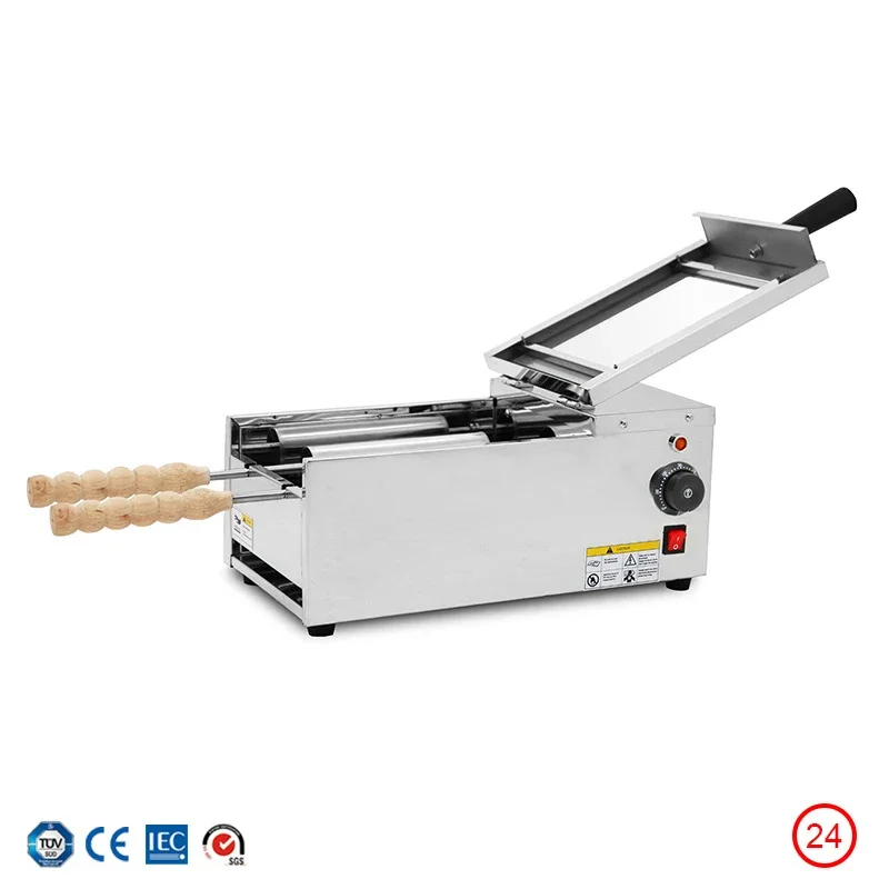Commercial Bagel Machine, Ice Cream Bagel Machine, Chimney Rolling Hungarian Cake Roll Oven