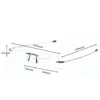 Portable Mini Folding Frameless Reading Glasses Men Adjustable Temples Eyeglass With Case Belt Clip Presbyopic Glasses Women 6
