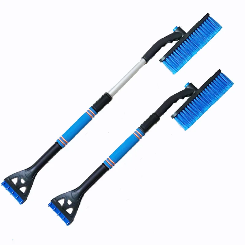 Aluminum Alloy Detachable Telescopic Snow Removal Brush For Car Snow Shovel Multifunctional Scraper Winter Car Ice Scrape