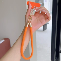Universal Woven Phone Lanyard with Anti - Fall Wristband and Hanging Rope - Nylon / Cotton (Pattern 1)