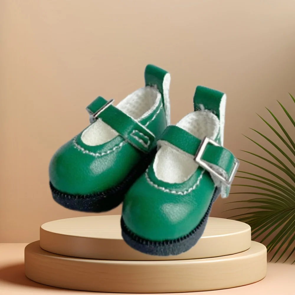 Miniature Leather Doll Boots - Tilda Collection, 3.2cm Shoes
