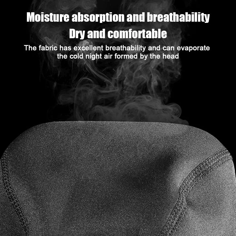 Winter Warm Fleece Skull Cap Helmet Liner Ski Cycling Bike Hat Men Motocycle Riding Hat Windproof Glasses Hole With MTB I9Q5 5