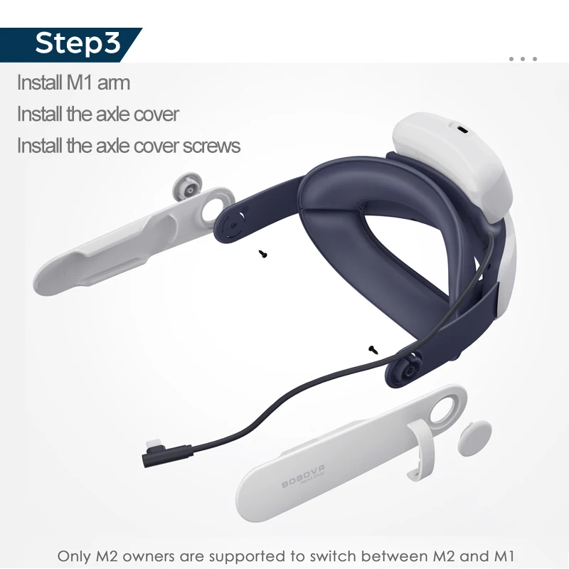BOBOVR ストラップレトロフィットキット M2 Pro M2 PLUS を M1