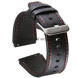 Cinturino in Pelle Premium 22mm - Elegante Bracciale di Ricambio per Smartwatch