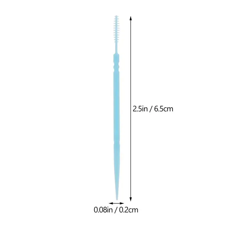 Double Head Dental Floss Interdental Toothpick Brush Teeth Stick Dental Oral Care Toothpicks Floss Pick Portable Teeth Stick NEW