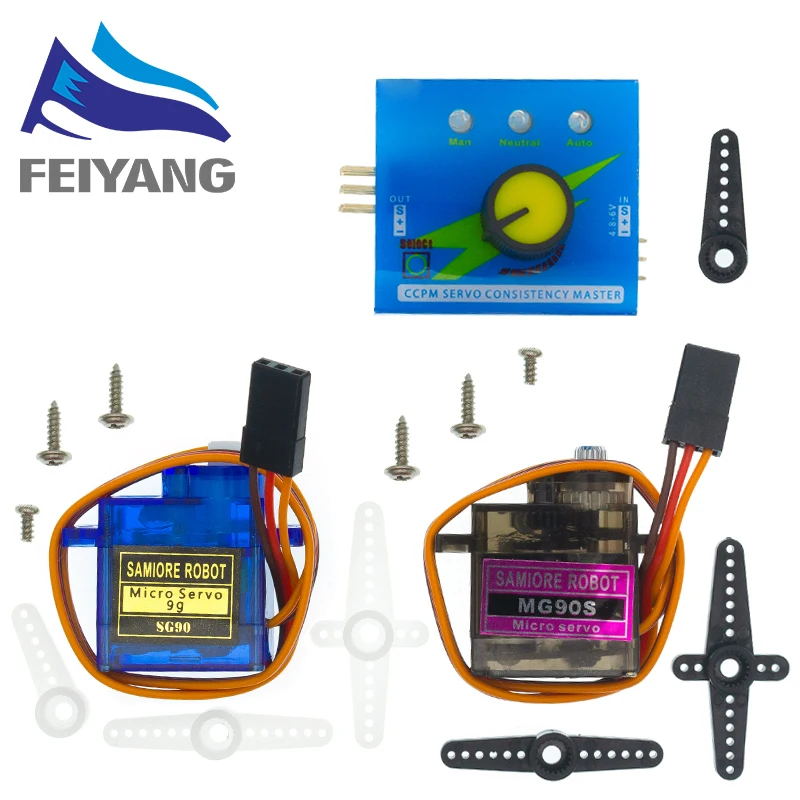 Multi Servo Tester Rc Mini Micro Classic Servos 9g SG92R SG90 MG90S Für RC Flugzeuge Starrflügel Flugzeug modell telecontro