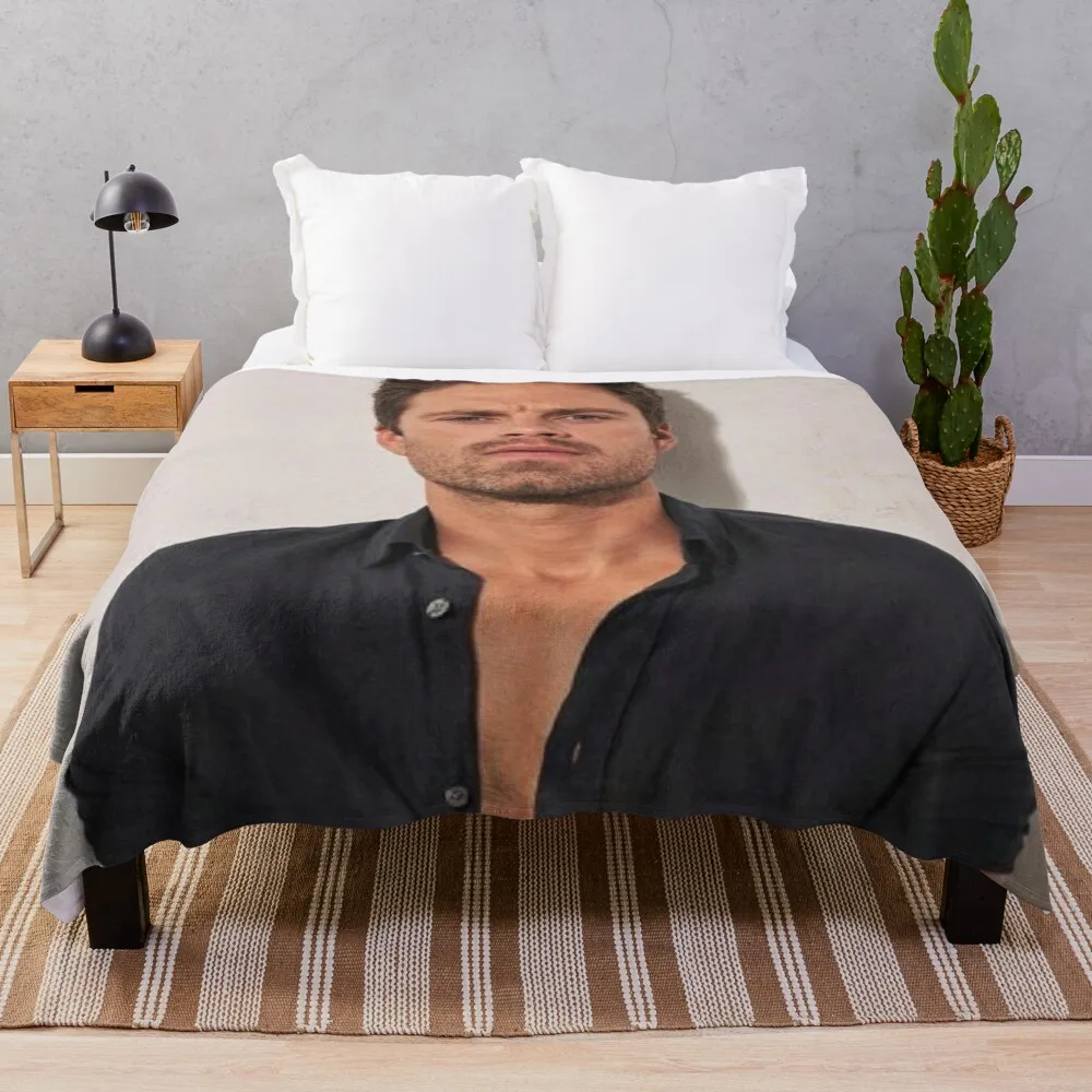 

Stan in black shirt Throw Blanket Luxury Brand Blanket Thin Blanket bed plaid