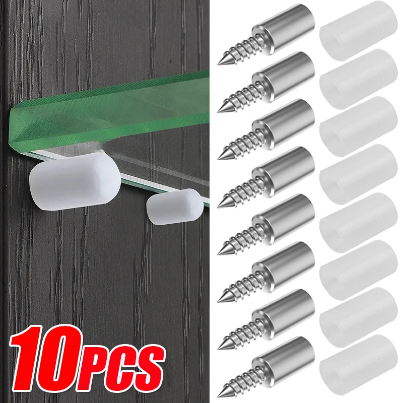 Shelf Pegs Bracket Screws Laminate Support Self-tapping Screw with Non-Slip  Sleeve Homemade Cabinet Glass Holder Partition Nail - AliExpress