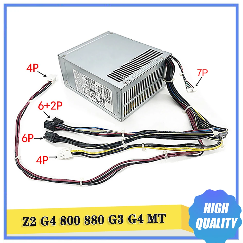 Alimentatore Per Hp Z2 G4 800 880 G3 G4 Mt 500W Dps-500Ab-32 A Dps-500Ab-36 A 901759-003/001 L07304-003 Pa-4501-1 Completamente Testato