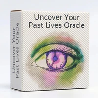 Uncover Your Past Life Oracle Cards Tarot Deck Round Shape 87 Cards Fortune Telling Divination Oracle Card Tarots Games 2
