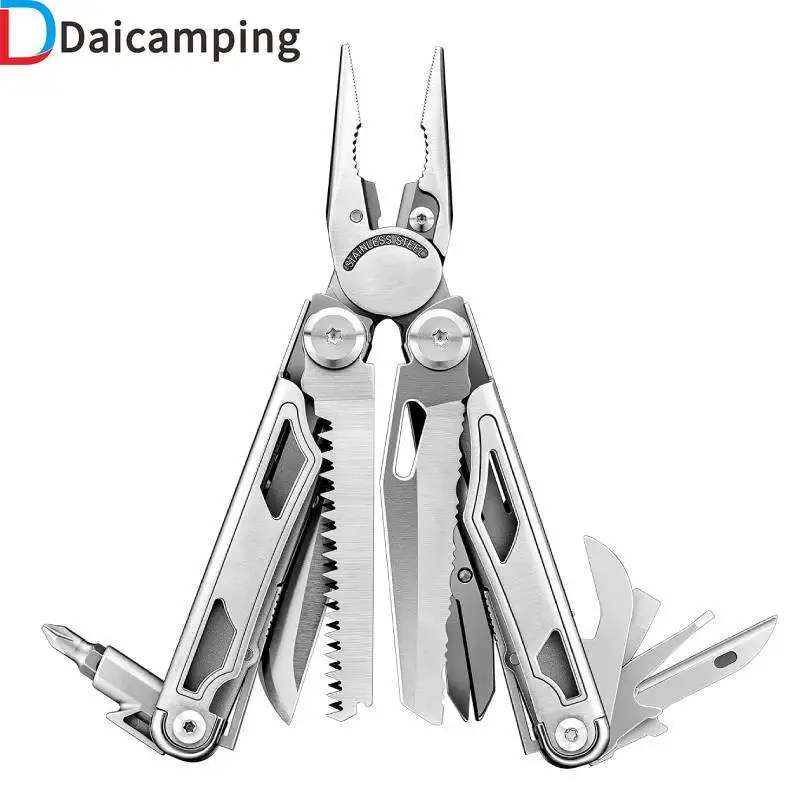 Daicamping DL1 Extra Cutter Clamp Multi Tools Clip Pliers Multifunctional Foldable EDC Folding Knife Multitools hand tools,multifunctional tools