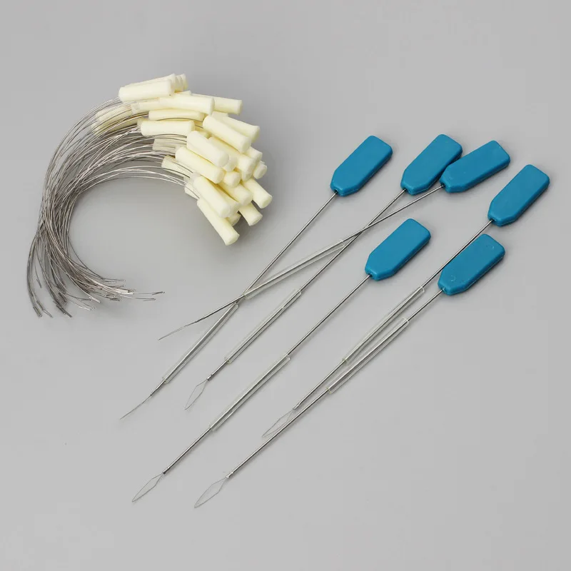 4pcs Serger Needle Threader Set – Long Threaders For Punch Needles, Embroidery, Overlocker & Sewing