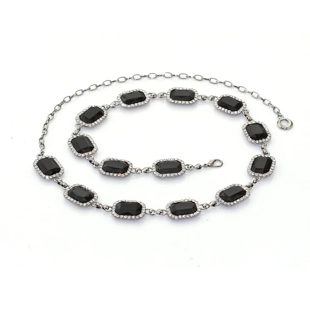 

Women Lady Rhinestone Dress Waist Chain Belt Crystal Party Jewelry Accessory