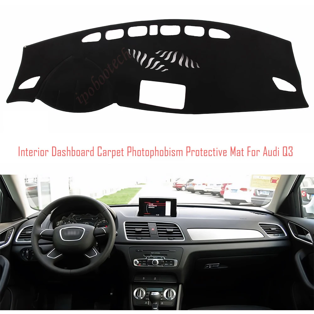 

Interior Dashboard Carpet Photophobism Protective Pad Mat For Audi Q3