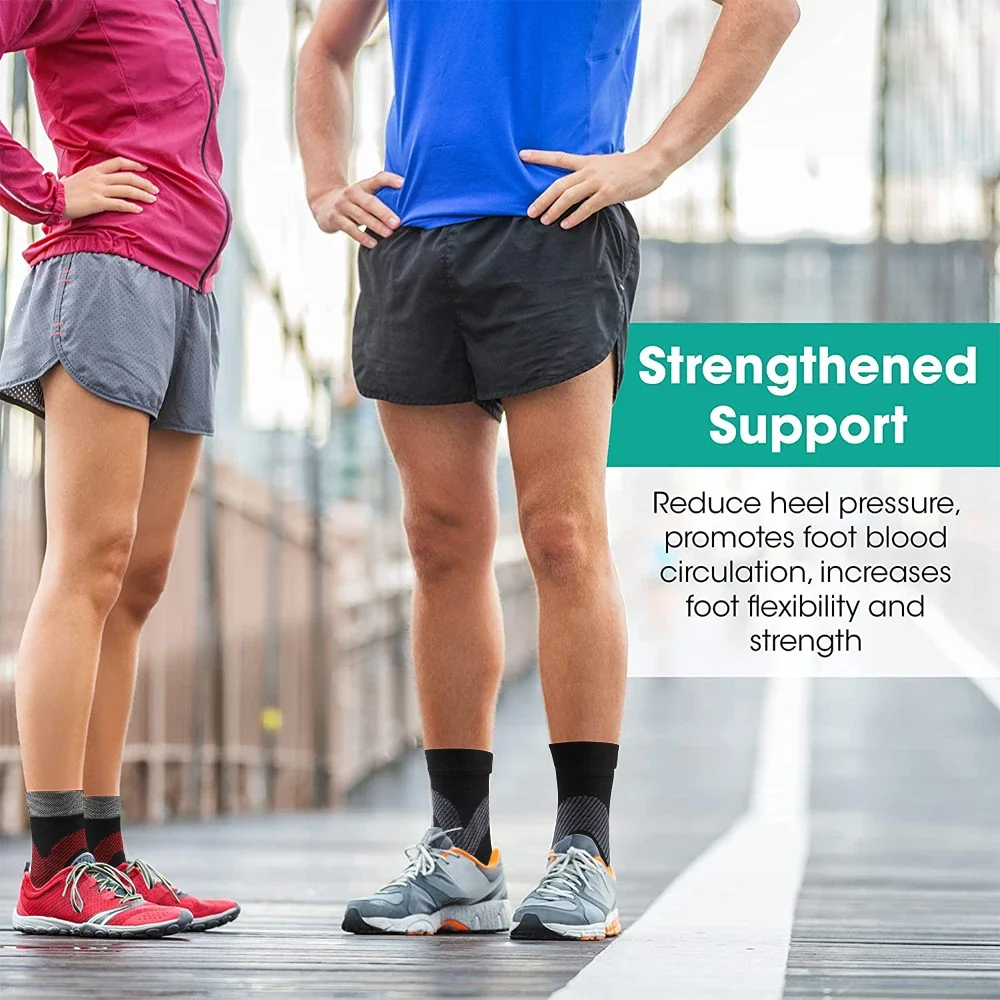 Nano Socks Neuropathy Socks Compression Sleeve For Ankle For Swelling, Plantar Fasciitis, Sprain - Nano Brace For Women And Men 6