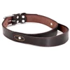 Genuine Leather Dog Collar Durable Real Leather Training Collars For Medium Large Dogs Pets Pitbull With Quick Control Handle 4