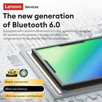 NEW Lenovo GS105 4K Smart Wireless Glasses Bluetooth 6.0 AI Sunglasses HD Calls Music Headphones ENC Noise Cancellation Dual Mic - Image 5