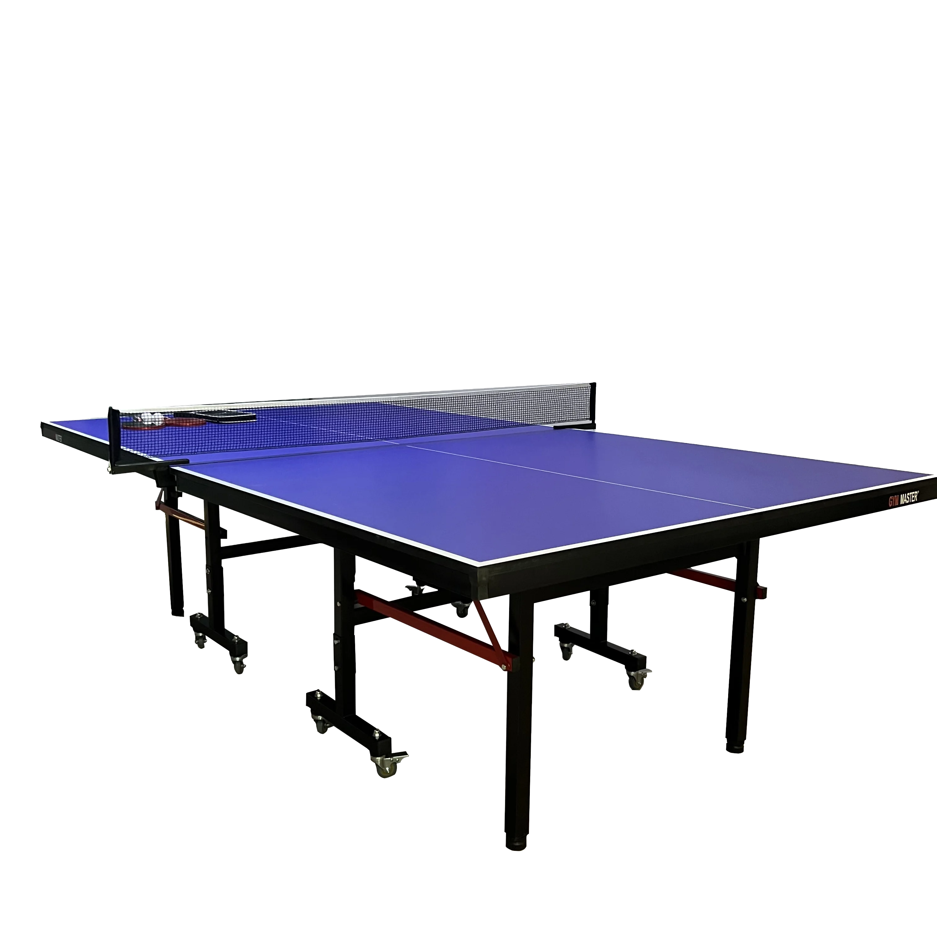 Double Folding 18mm MDF Tennis Table Indoor Movable Standard Size PingPong Table Tennis Tables