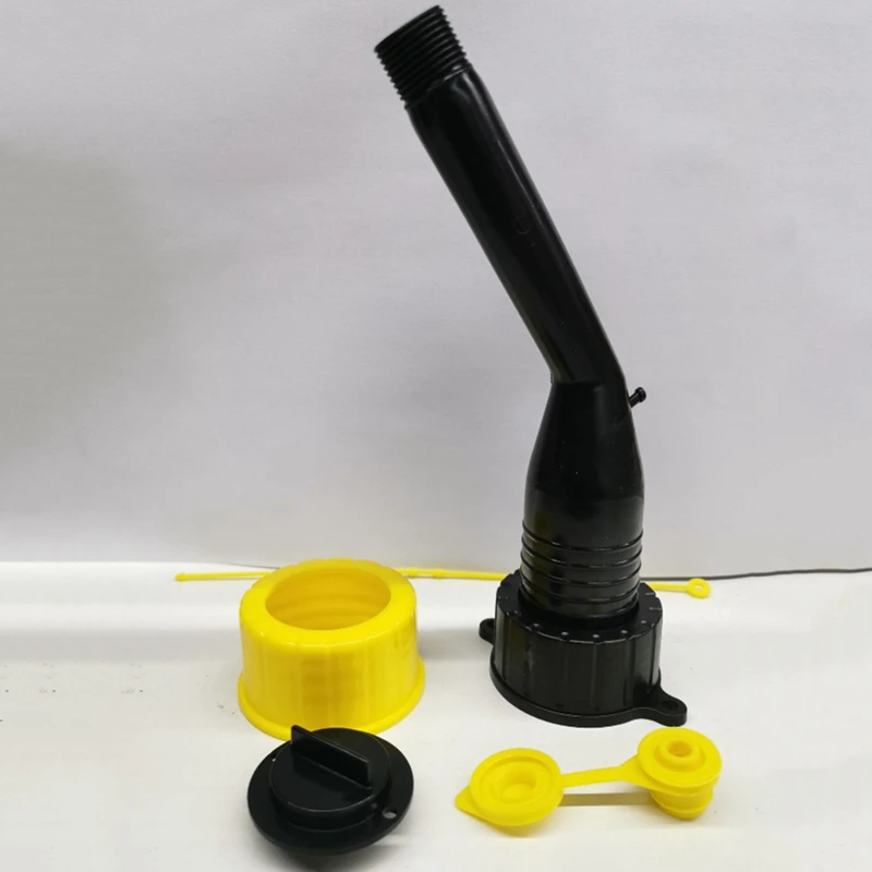 Gas Tank Nozzle Kit, Leak-Proof Corner Nozzle Gasket, Filter Vent Cover Drill Bit, Oil Guide Tube, Oil Barrel