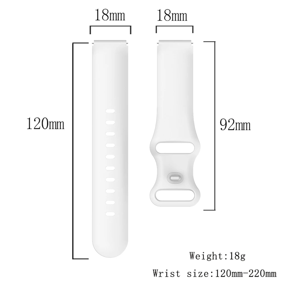 Durable 18mm Quick Release Hiking Wristband - Unisex Adjustable Watchband Strap