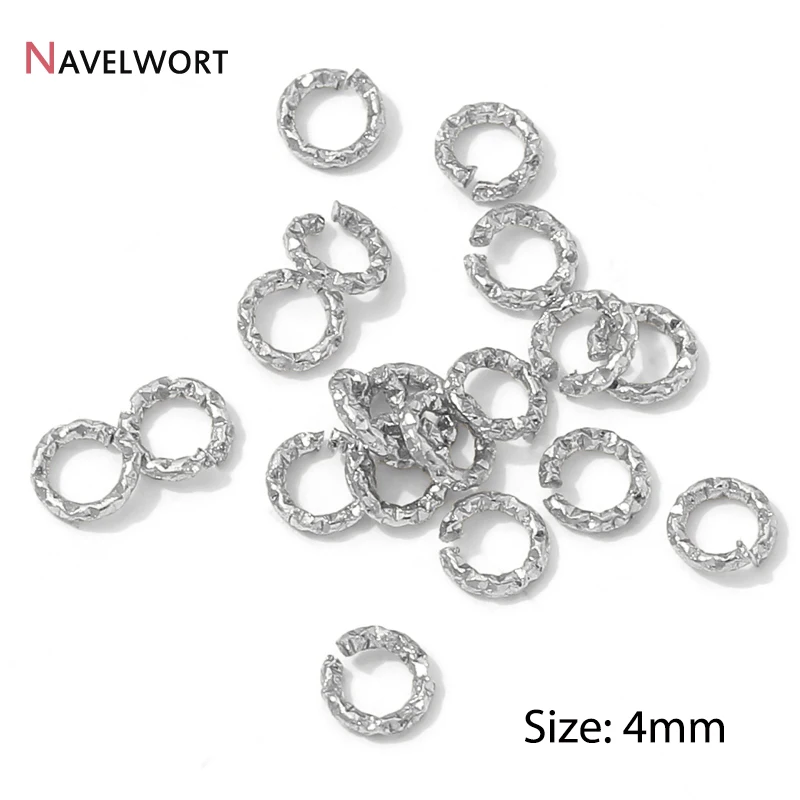 20/40 Stück 14K vergoldetes Messing Metall Twisted Open Jump Rings Verbindungsringe Spaltringe für DIY Schmuckherstellung Zubehör – Detail 20