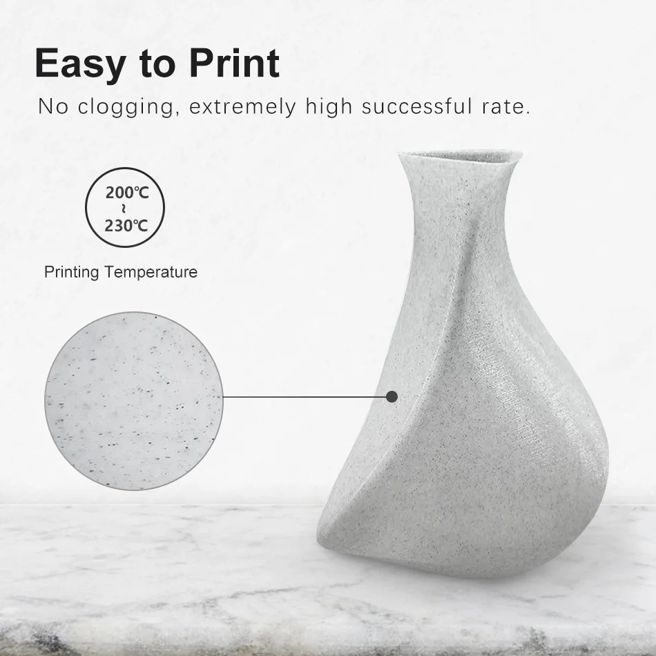 Premium PLA 3D Printing Filament - Silver, Black, Marble Options Available