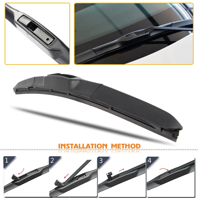 Car Wiper Blade For Toyota Yaris Japanese 24+14 2006-2011 Front Window  Washer Windscreen Windshield Wiper Blades Accessories - Windscreen Wipers -  AliExpress