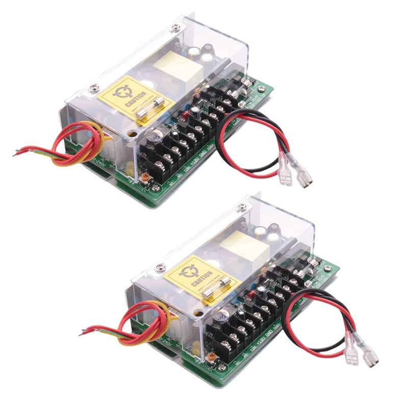 

HOT-2X DC 12V 5A UPS Fuction Door Access Control Power Supply Use For Access Control System Switch Remote Lock AC 110V-240V