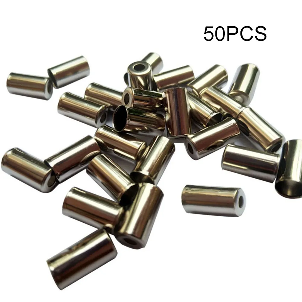 

1 Set Bike Brake Cable End Cap Brake Crimps Cable Housing Ferrules Strong Pressure Resistance Bicycle Brake Cable End Cap Part