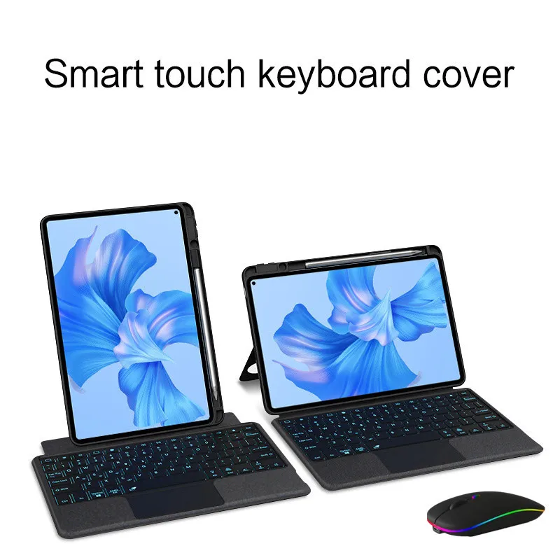 Capa de Teclado Magnético para Huawei Matepad Pro 11 Got-w29 Al09 Touchpad Retroiluminado Capa do Tablet 2023 - Imagem 3