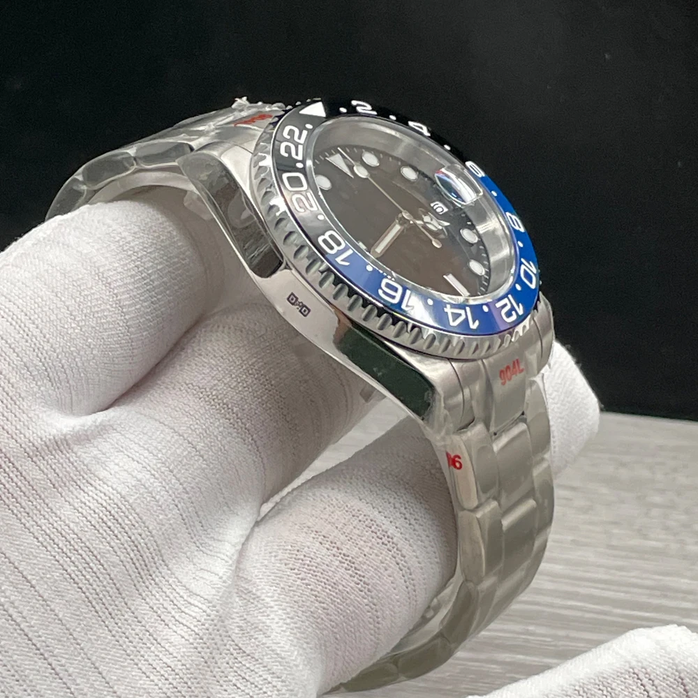 Diving Luxury NH35A Automatic Men Watches Full Steel Wristwatch Oyster Bracelet Sterle Dial Reloj Hombre Waterproof Auto Clock