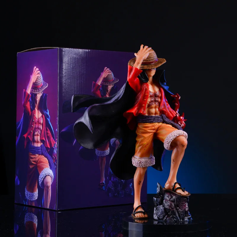 One Piece Luffy Anime Figure Monkey D. Luffy Action Figurine 25cm PVC  Collectible Model Doll Toys - AliExpress