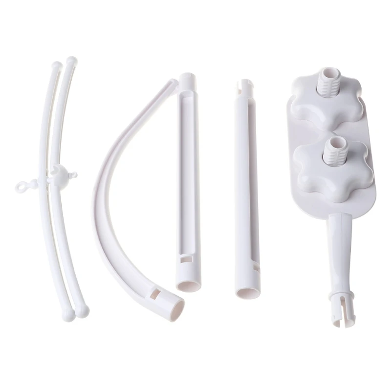

Baby Bed Bell Toy Holder White Rattles Bracket Mobile Crib Music Box Newborn Bell Crib Toy,The holder can rotates 360 degrees