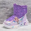 Disney Frozen Elsa Snow Boots - Waterproof Plush Warm Winter Shoes