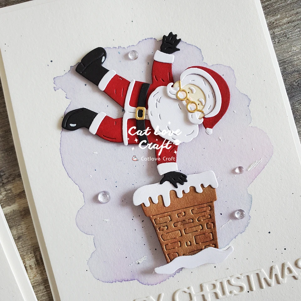 Santa Claus Die Cut Cutouts – 20 Count For Christmas Cards & Crafts