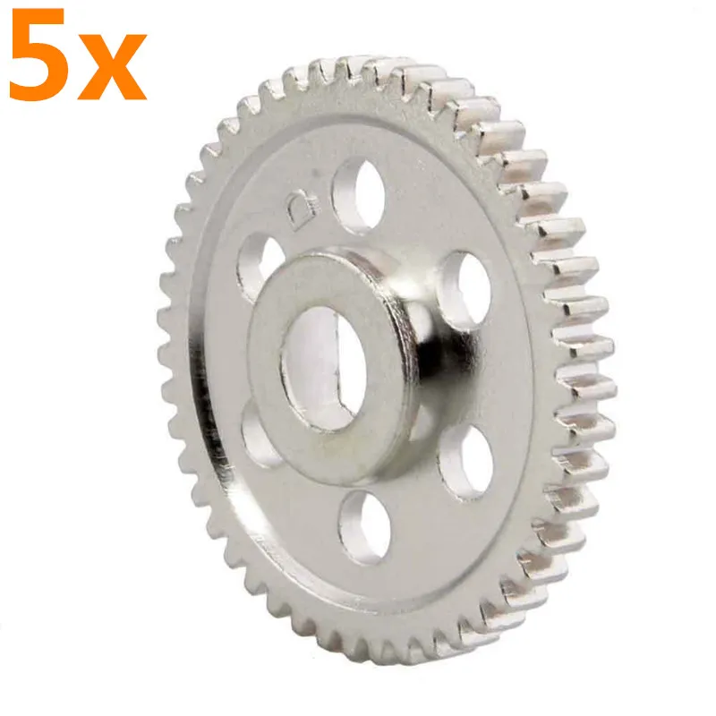 

5Pcs 06232 Metal Spur Gear ( 47T ) HSP Spare Parts For R/C RC 1/10 Model Remote Control Cars