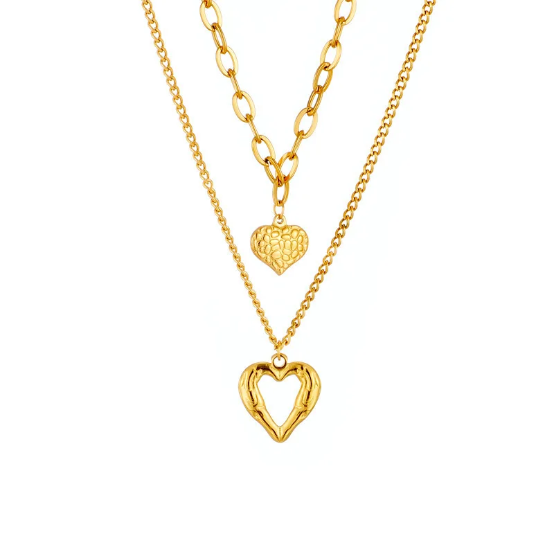 

2023 New Angel Wings Love Necklace Female Online Celebrity Ins High Sense Joker Sweater Chain Jewelry