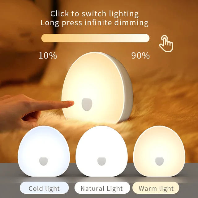 RGB Sleep White Noise Machine with Soothing Sound Touchable Rechargeable LED Night Light Relaxing Audio & Sleep Lamp for Baby 2