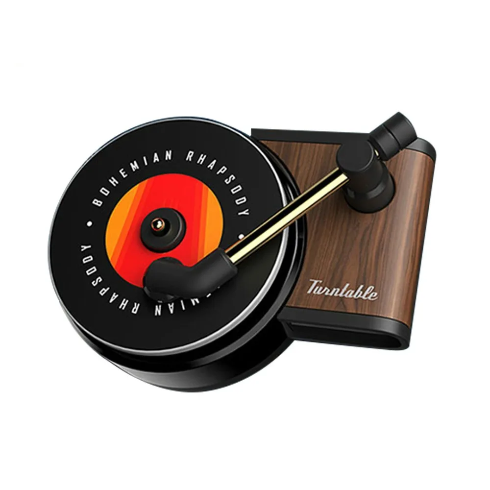 Car Air Freshener Refills Turntable Phonograph Car Fragrance Replace Aromatherapy Tablets 3Pcs