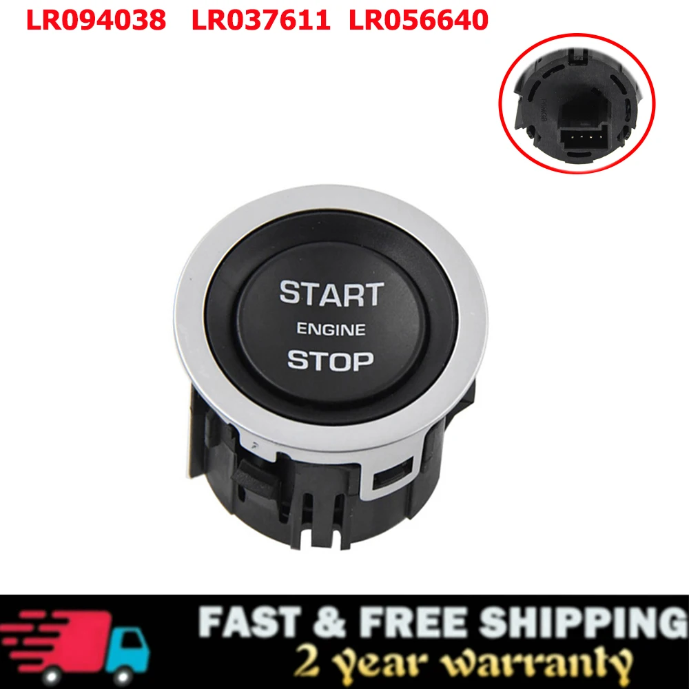 

For Land Rover Range Rover Sport Evoque Discovery Sport LR094038 Ignition Stop Start Button Switch LR037611 LR056640 LR068334